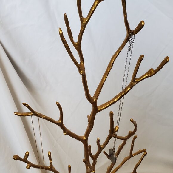 Pottery Barn Solid Brass Jewelry Tree - Picture 3 of 3